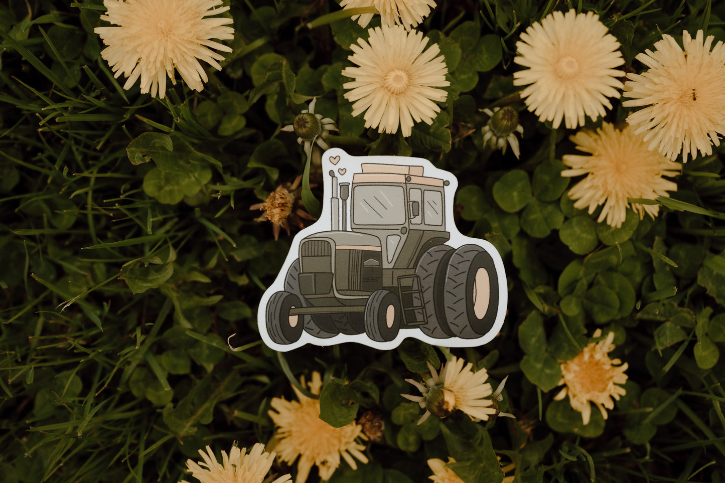 Little Farmer John Deere Tractor Sticker